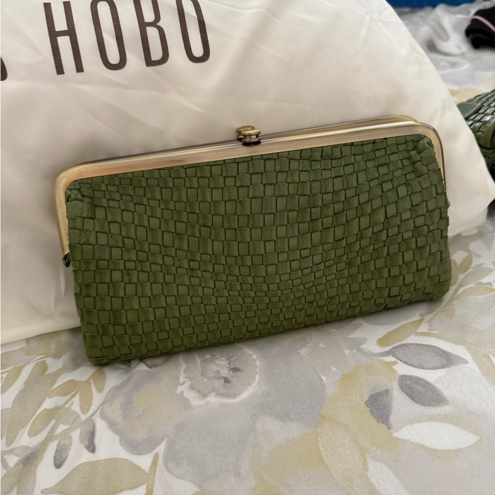 Hobo Lauren Sweet Basil  Woven Clutch Bag (Check out matching bag in my closet!)